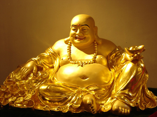 Tượng Phật Di Lặc giúp mang đi những âu lo, buồn phiền